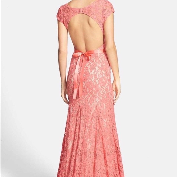 Beautiful Lace Prom Dress with Open Back - Picture 2 of 3